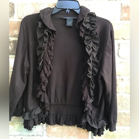 Katherine Barclay chocolate brown sweater large - Picture 1 of 3